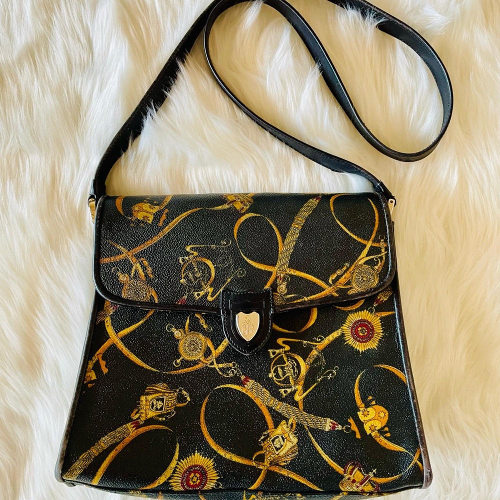 Marc Cross‎ vintage equestrian collection shoulder bag